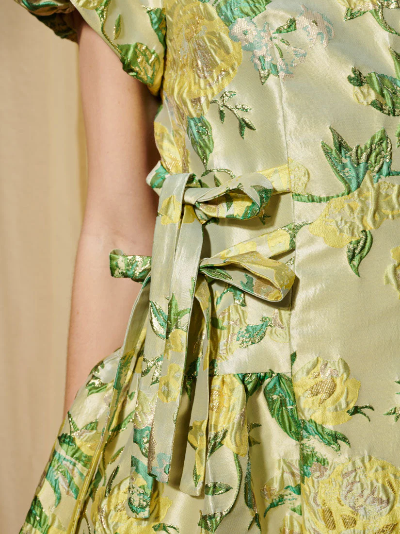 <b>DREAM</b> Sunspel Jacquard Mini Dress - Image 6