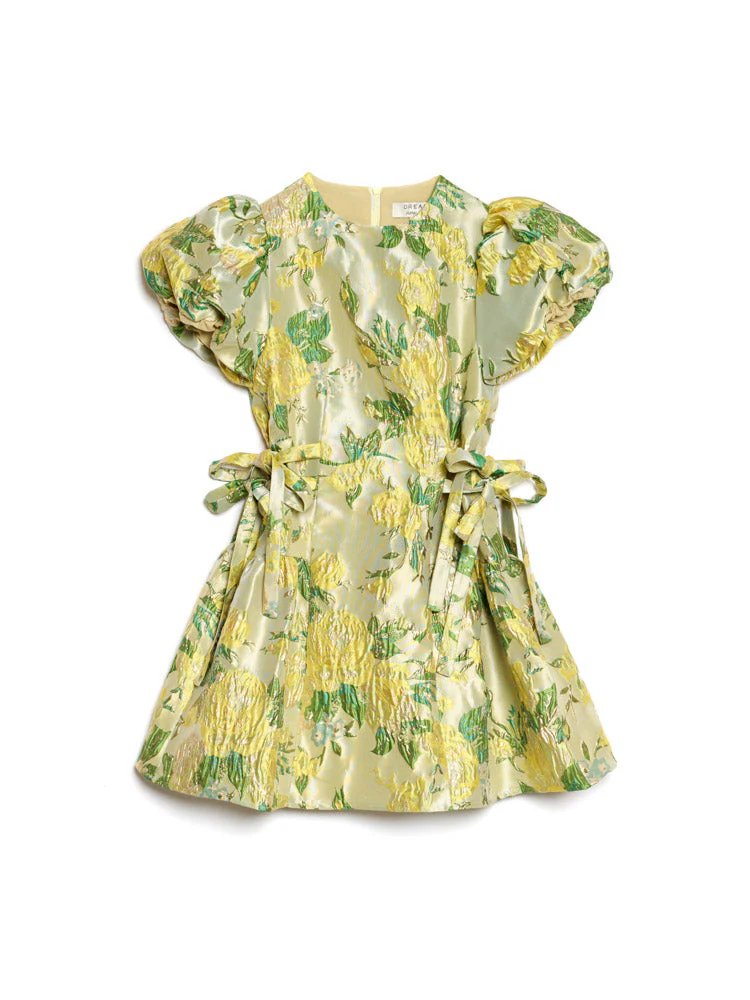 <b>DREAM</b> Sunspel Jacquard Mini Dress - Image 7