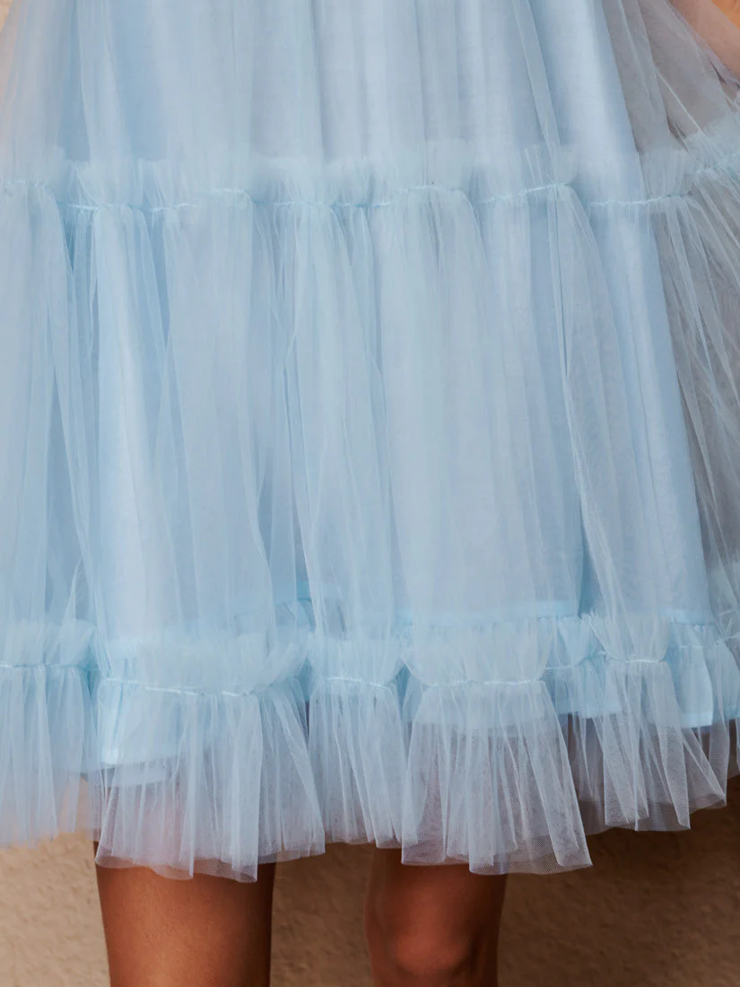 Sway Tulle Ruffle Mini Dress - Image 6
