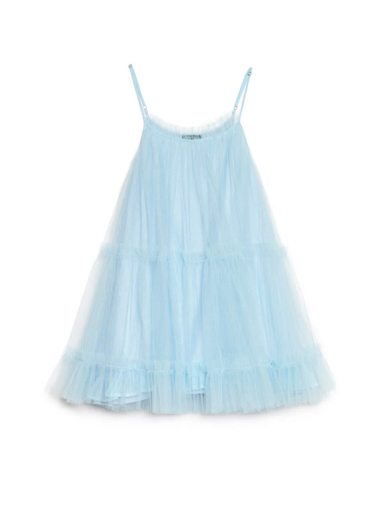 Sway Tulle Ruffle Mini Dress - Image 8