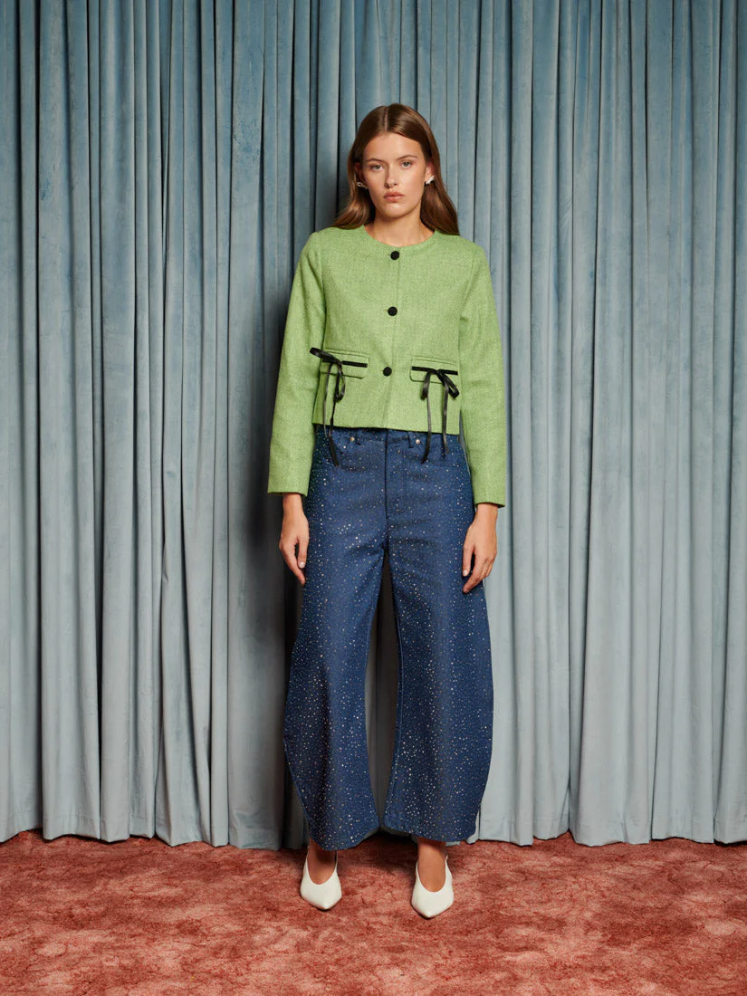 Theatre Tweed Bow Jacket - Image 4