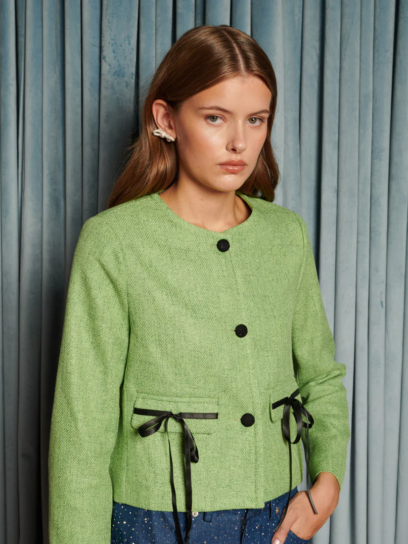Theatre Tweed Bow Jacket - Image 5