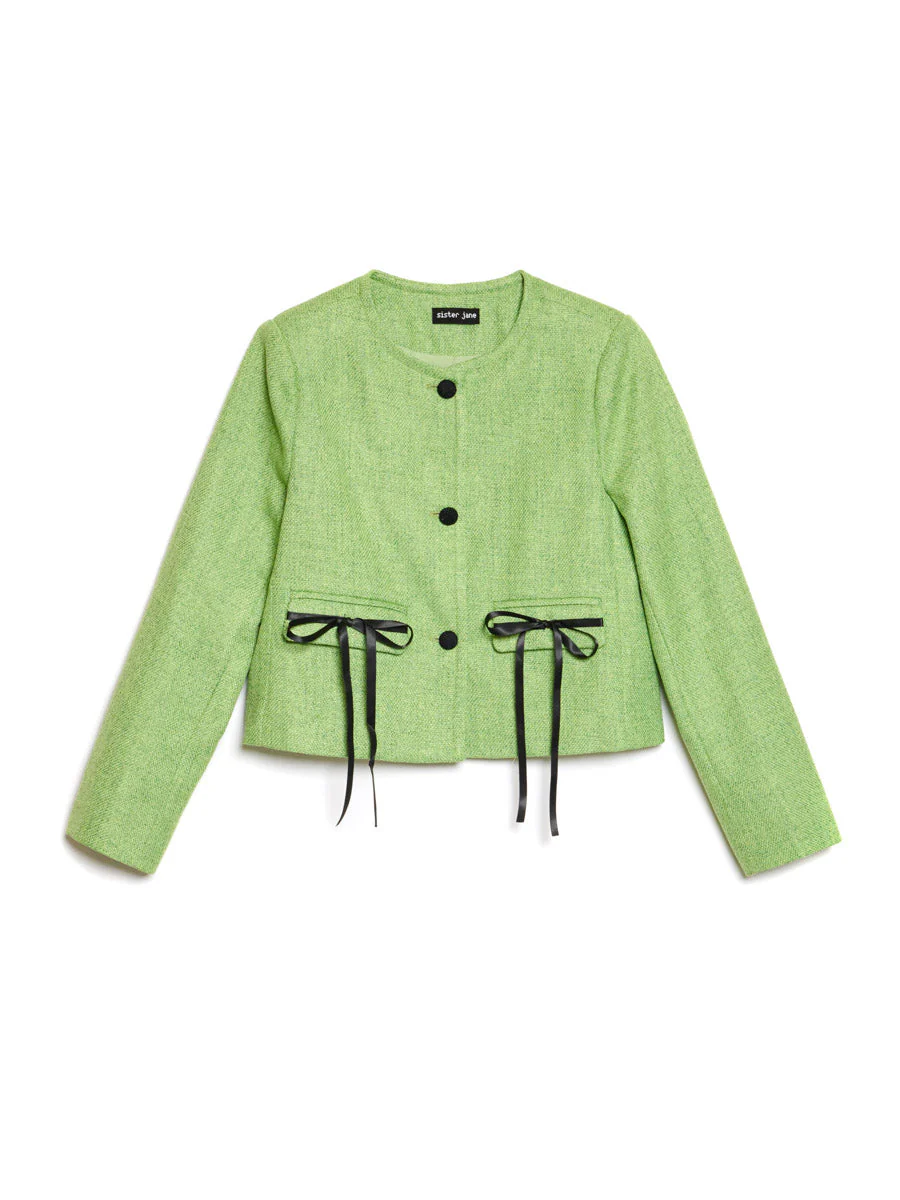 Theatre Tweed Bow Jacket - Image 7