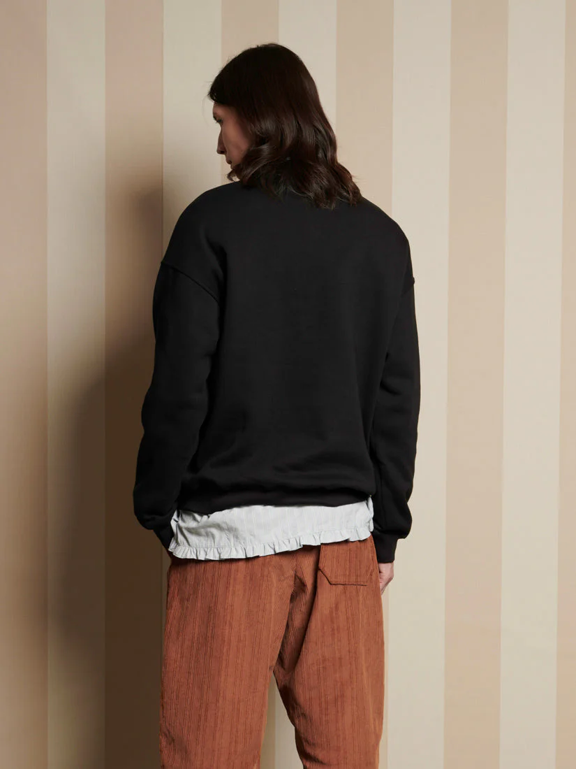 Tommie Ruffle Half Zip Sweat - Image 4