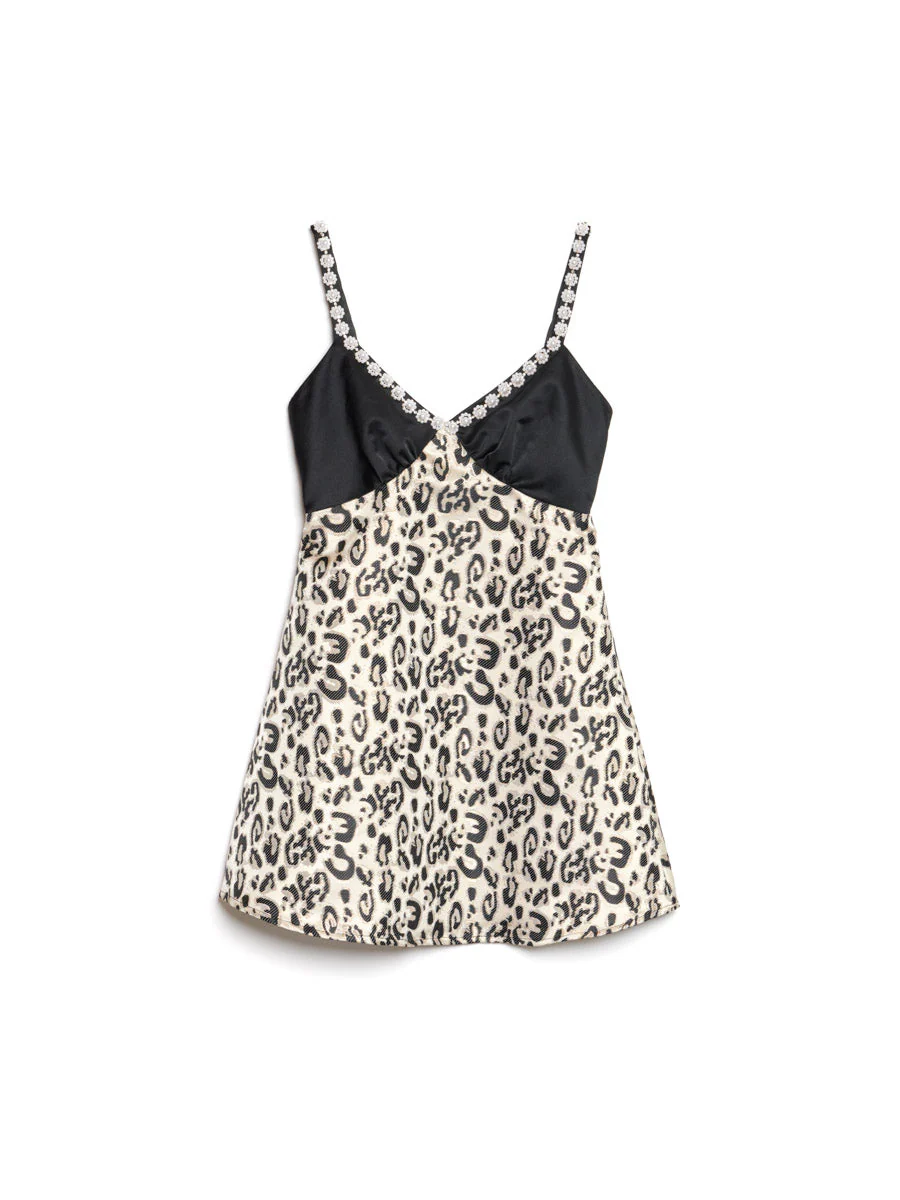 <b>DREAM</b> Twee Leopard Mini Dress - Image 7