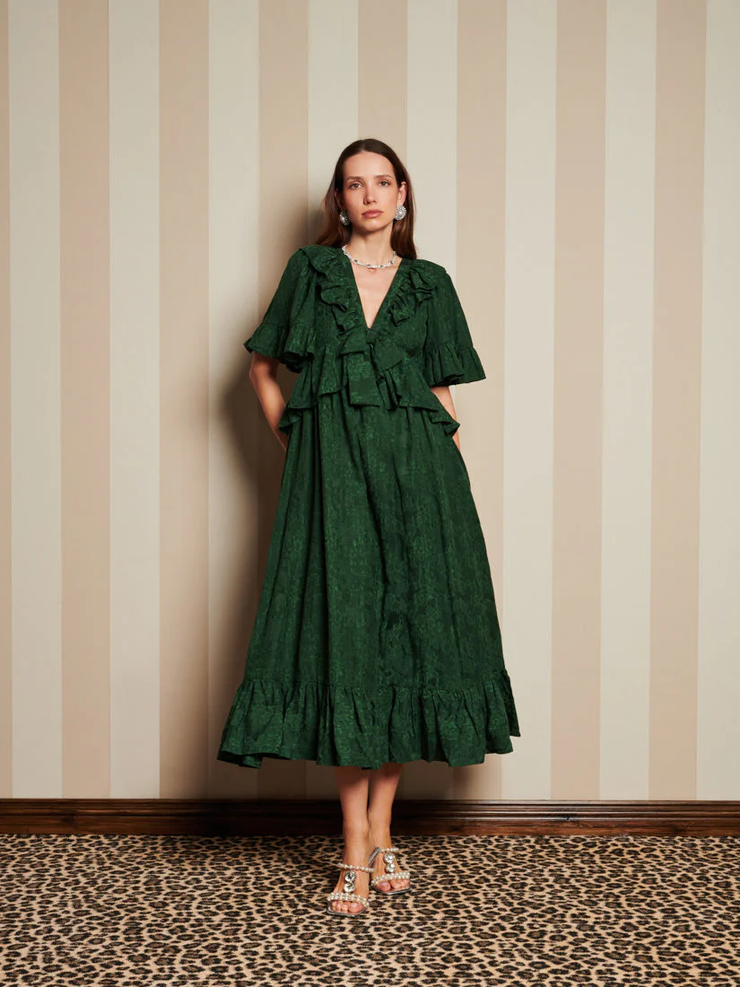 <b>DREAM</b> Vanity Jacquard Maxi Dress - Image 4