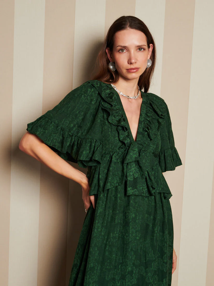 <b>DREAM</b> Vanity Jacquard Maxi Dress - Image 5