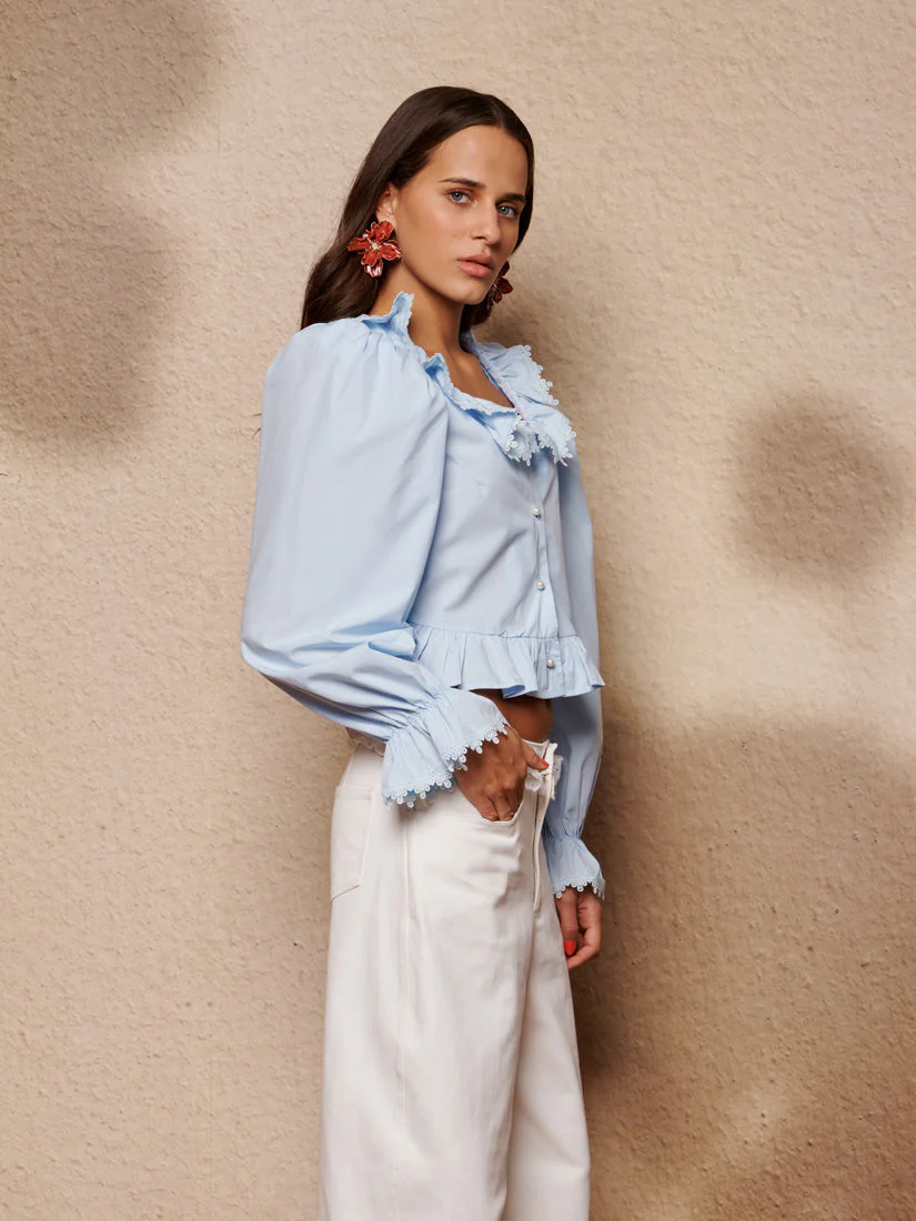 Veil Ruffle Top - Image 2