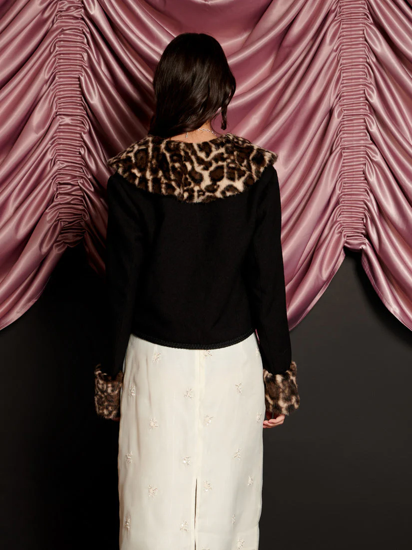 Velma Faux Fur Cardigan - Image 3