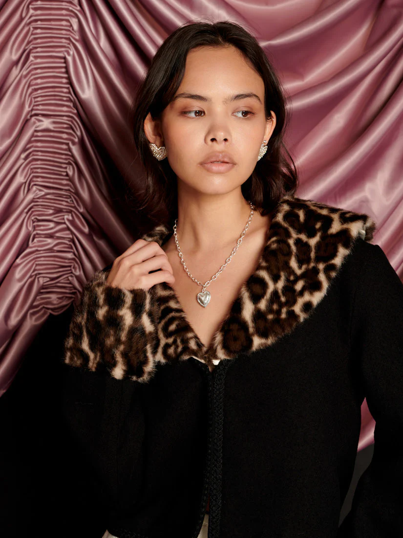 Velma Faux Fur Cardigan - Image 5