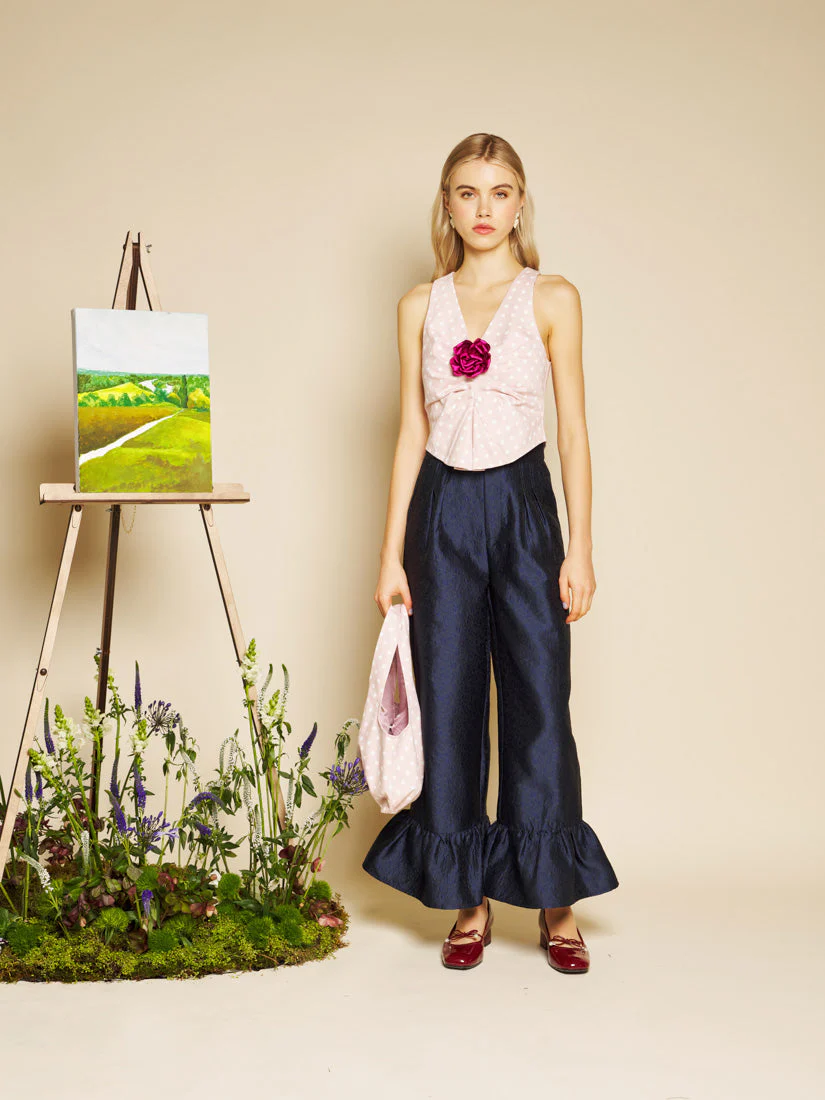 Violette Spot Rose Top - Image 4