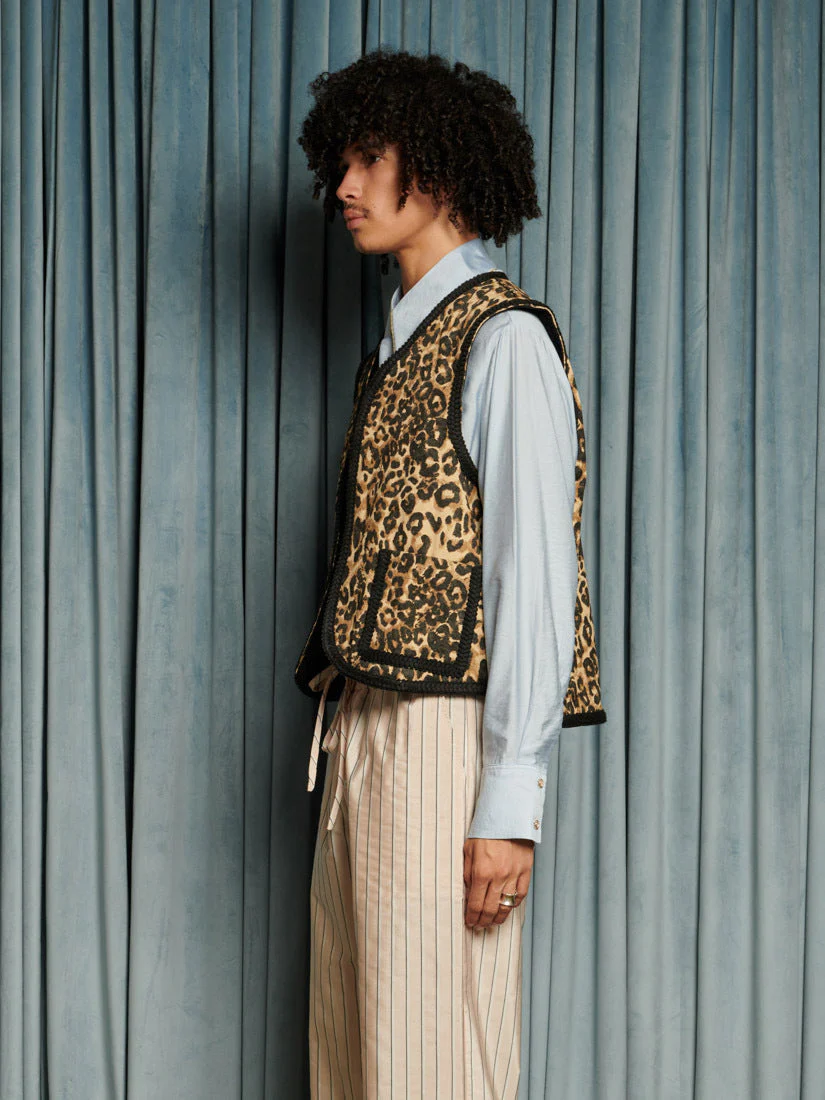 Ward Leopard Vest - Image 5