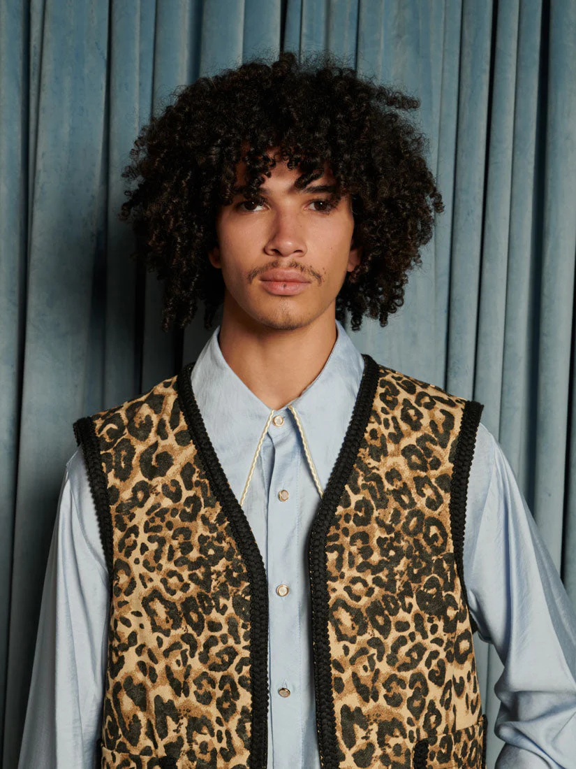 Ward Leopard Vest - Image 7
