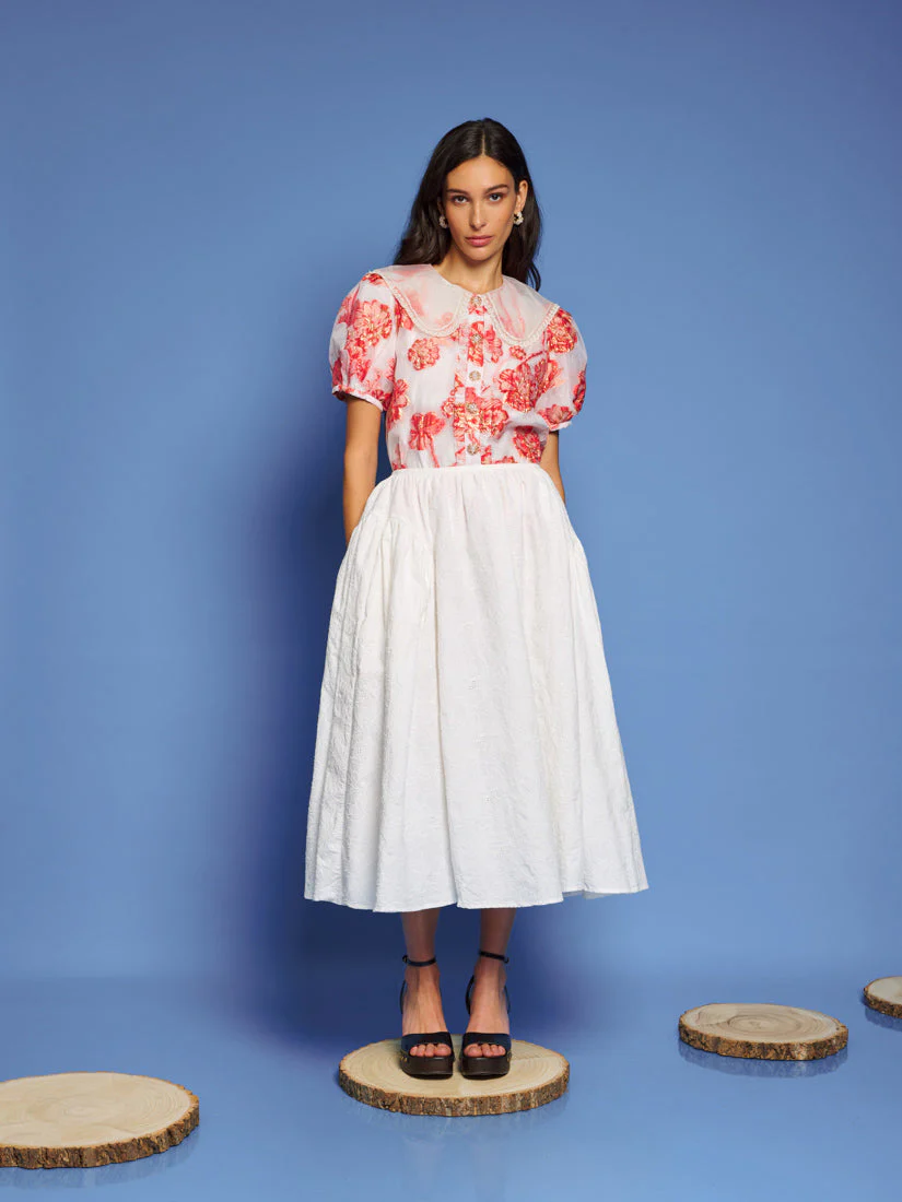<b>DREAM</b> Willa Jacquard Blouse - Image 4