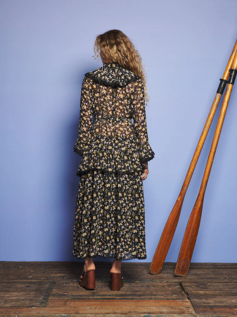 Windswept Floral Maxi Dress - Image 3