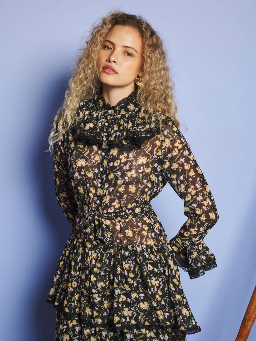 Windswept Floral Maxi Dress - Image 5