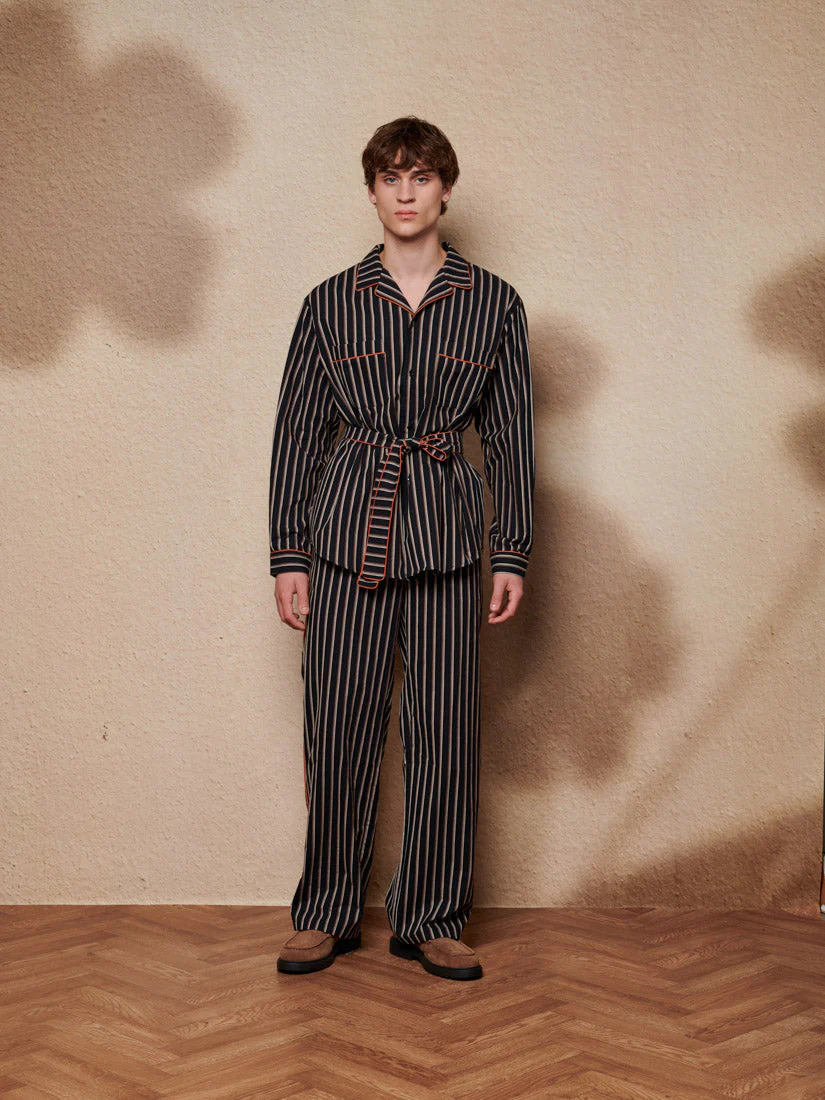 Wisp Stripe Pyjama Shirt - Image 2