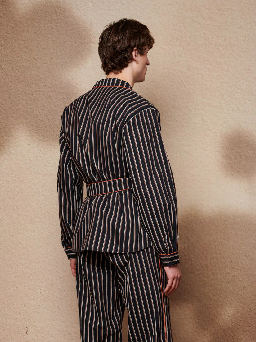 Wisp Stripe Pyjama Shirt - Image 6