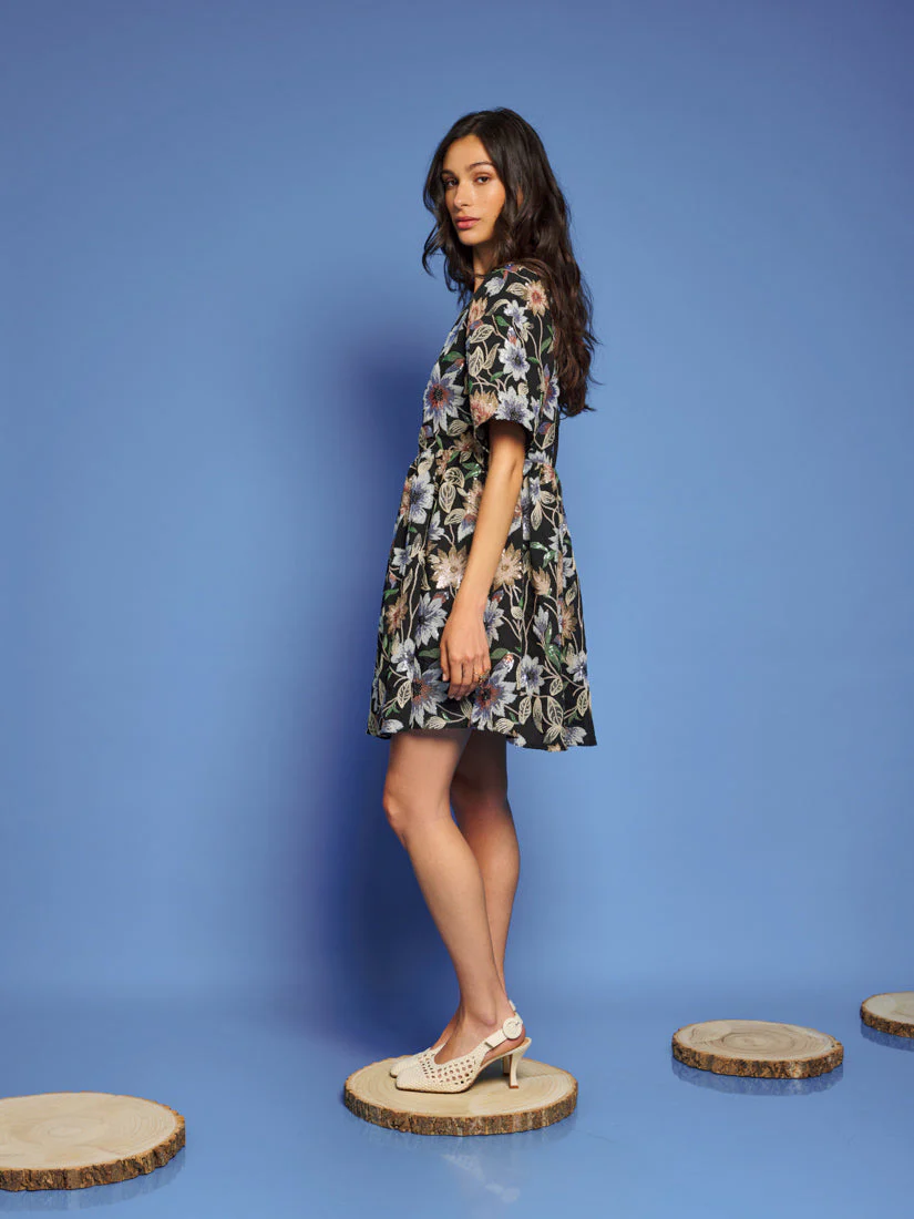 <b>DREAM</b> Woodland Embroidered Mini Dress - Image 2